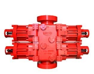 70 Mpa 10,000 Psi Double Ram ตะบัน รูปร่าง 7 นิ้วโดยทั่วไปสำหรับการขุดเจาะ