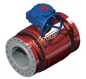 การเชื่อมโยง Flange วาล์วลูกกลมมือ API 6D มาตรฐาน