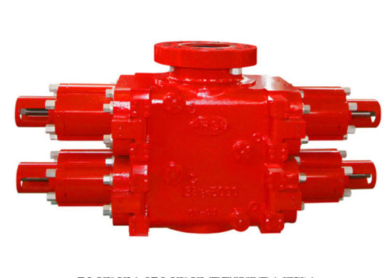 5000psi หล่อ Double Ram ตะบัน ชาฟเฟอร์ Type พร้อม Shear Bonnets