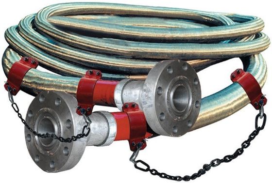 3 1/2 &quot;ID ความดันสูง Coflexip Hose 5000 Psi รางกันไฟสําหรับสนามน้ํามัน API 16C