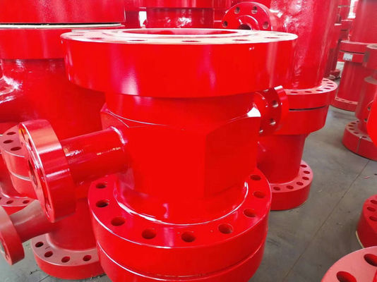 21 1/4 นิ้ว 2000 Psi การขุดเจาะ Spool โคลน Cross สำหรับบ่อน้ำมันและก๊าซ