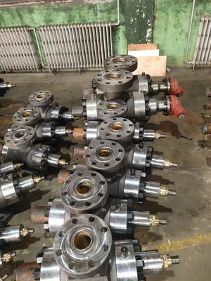 Red Choke ฆ่า ท่อร่วม Double Ram Blowout Preventer สำหรับการขุดเจาะ