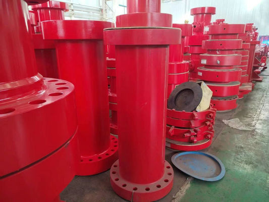 อแดปเตอร์/ตัวแปลงแบบกระดุมคู่ขนาด 13 นิ้ว หัวแปลงหน้าแปลนแบบเซาะร่องพร้อมรูทะลุ