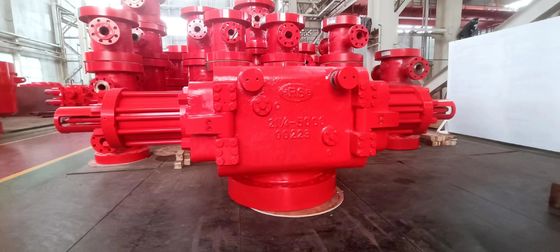 11"-5000PSI ประเภท Shaffer หล่อเดี่ยว ram BOP API 16A หน้าแปลนด้านล่าง
