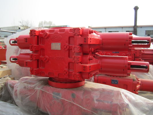 Hydraulic Double Ram Blow Out Preventer 18 3/4 นิ้ว สําหรับการเจาะ