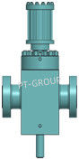 API 6A ระดับสแตนดาร์ด ไฮดรอลิก วาล์วประตู ทนต่อการกัดกร่อน 4 1/16 &quot; 5000psi 10000psi