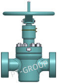 5000psi 10000psi API 6A วาล์วประตูมือมาตรฐาน 4 1/16 &quot;