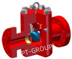 API 6A สแตนดาร์ด สวิงลิฟท์ แบบเช็คแวลล์ป้องกันการกัดกร่อน 3 1/8 &quot; 5000psi