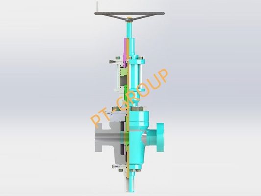 API 6A ไฮดรอลิก Gate Valve FLS ซีรี่ย์สําหรับ H2S บริการกรด เหมาะสําหรับหลอดแยกหงุดและต้นคริสต์มาส